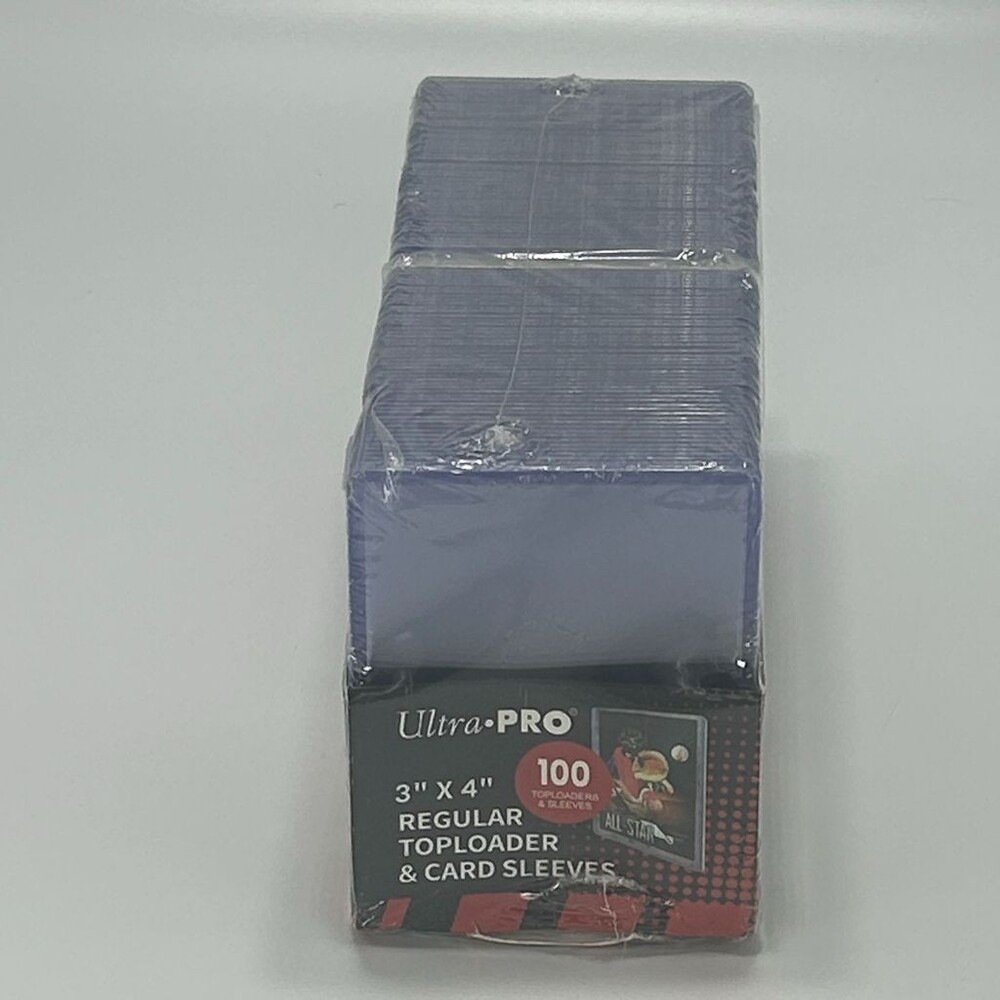 Ultra PRO 3x4 Regular Toploaders & Card Sleeves 100 Pack for Standard Cards